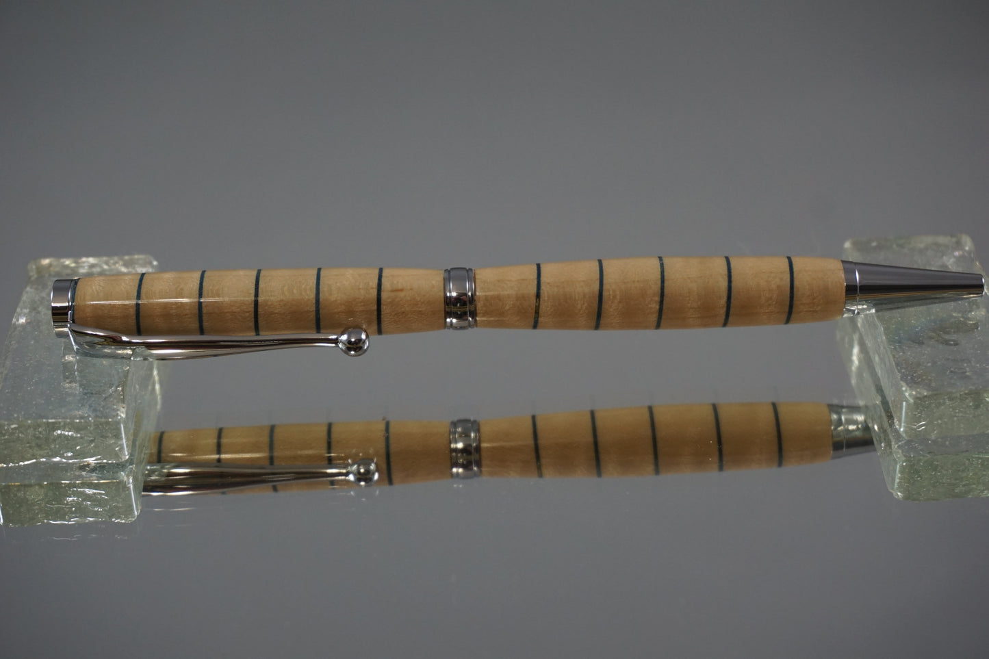 Slimline Funline Twist Ballpoint Pen -- Maple Veneer