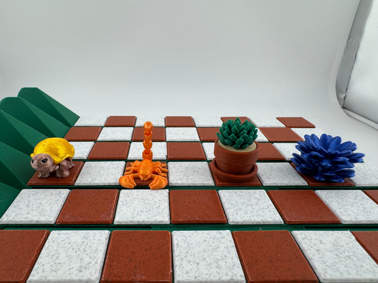 Chess Set -- 3D Printed -- CactiChess And Checkers