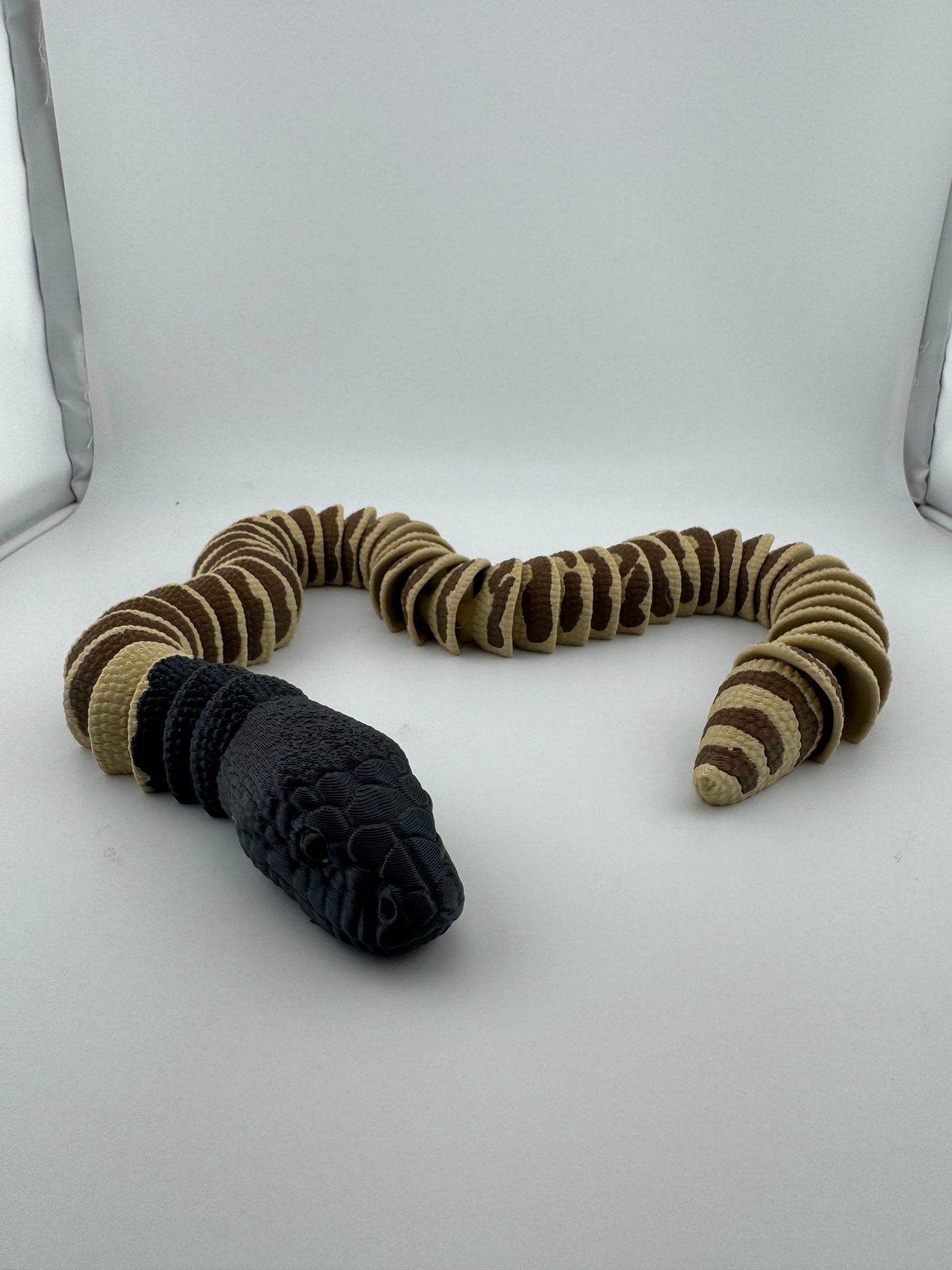Reptile -- 3D Printed -- Black-Headed Python