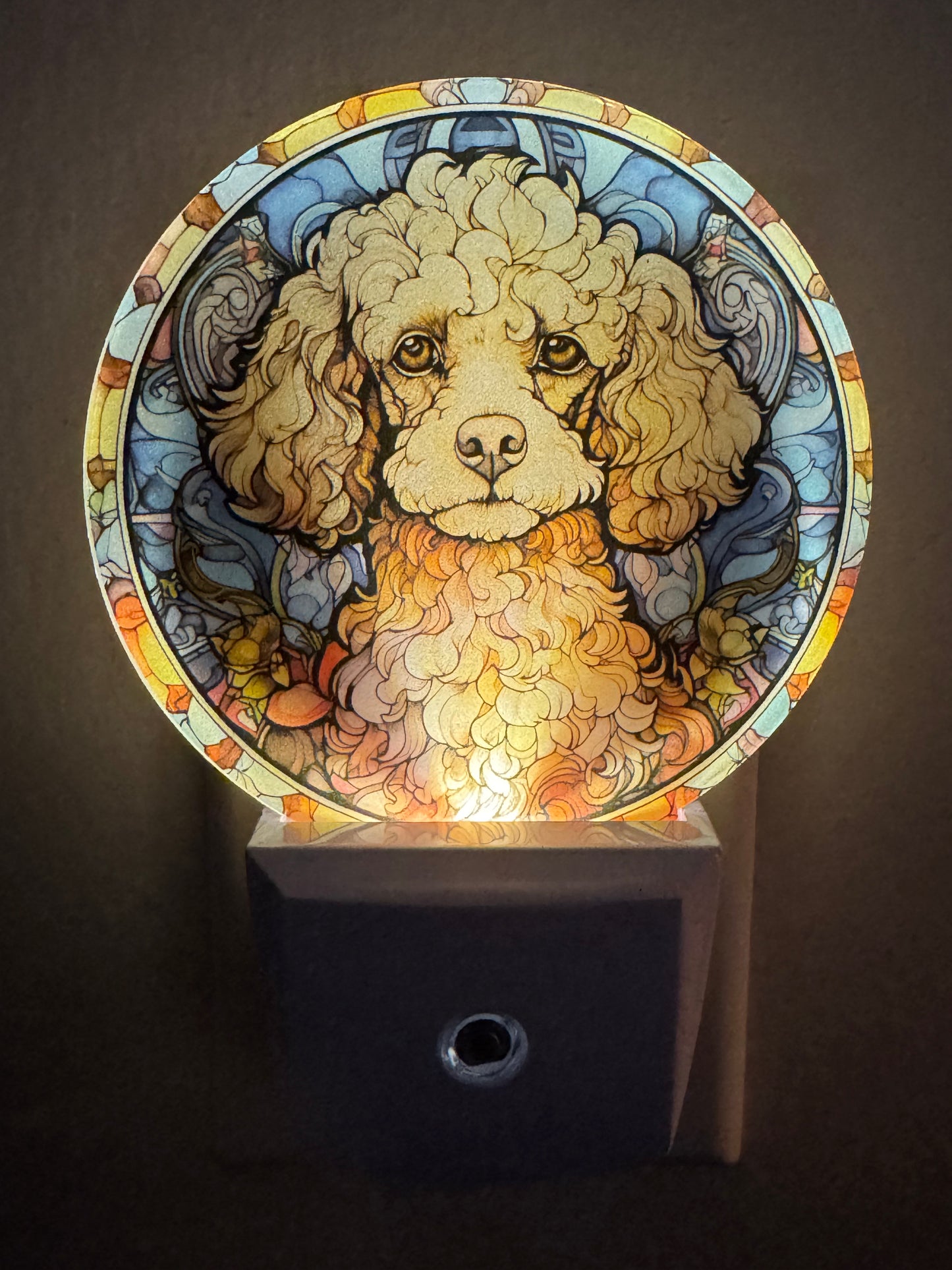 Night Light -- UV Printed -- Poodle