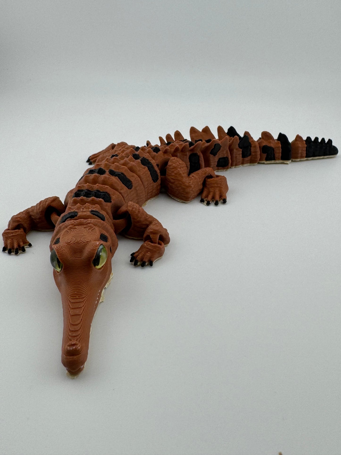 Reptile -- 3D Printed -- Gharial Crocodile