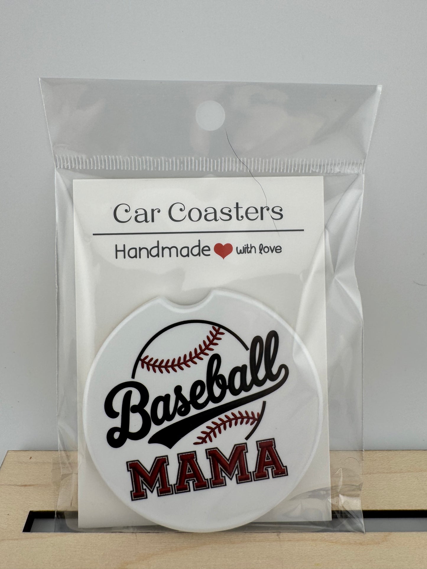 Car Coaster -- UV Printed -- Baseball MaMa