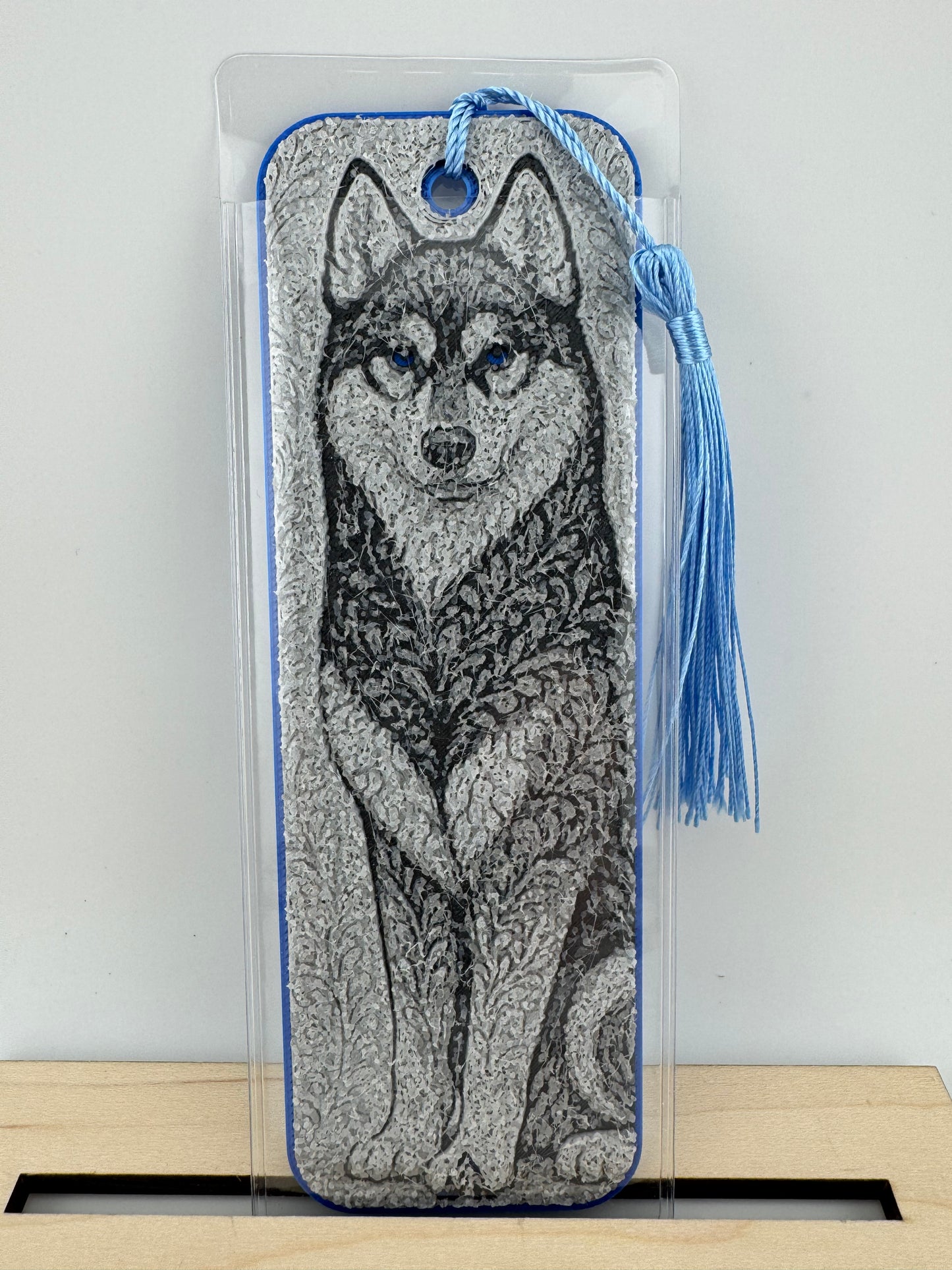 Bookmark -- 3D Printed -- Ornamental Siberian Husky