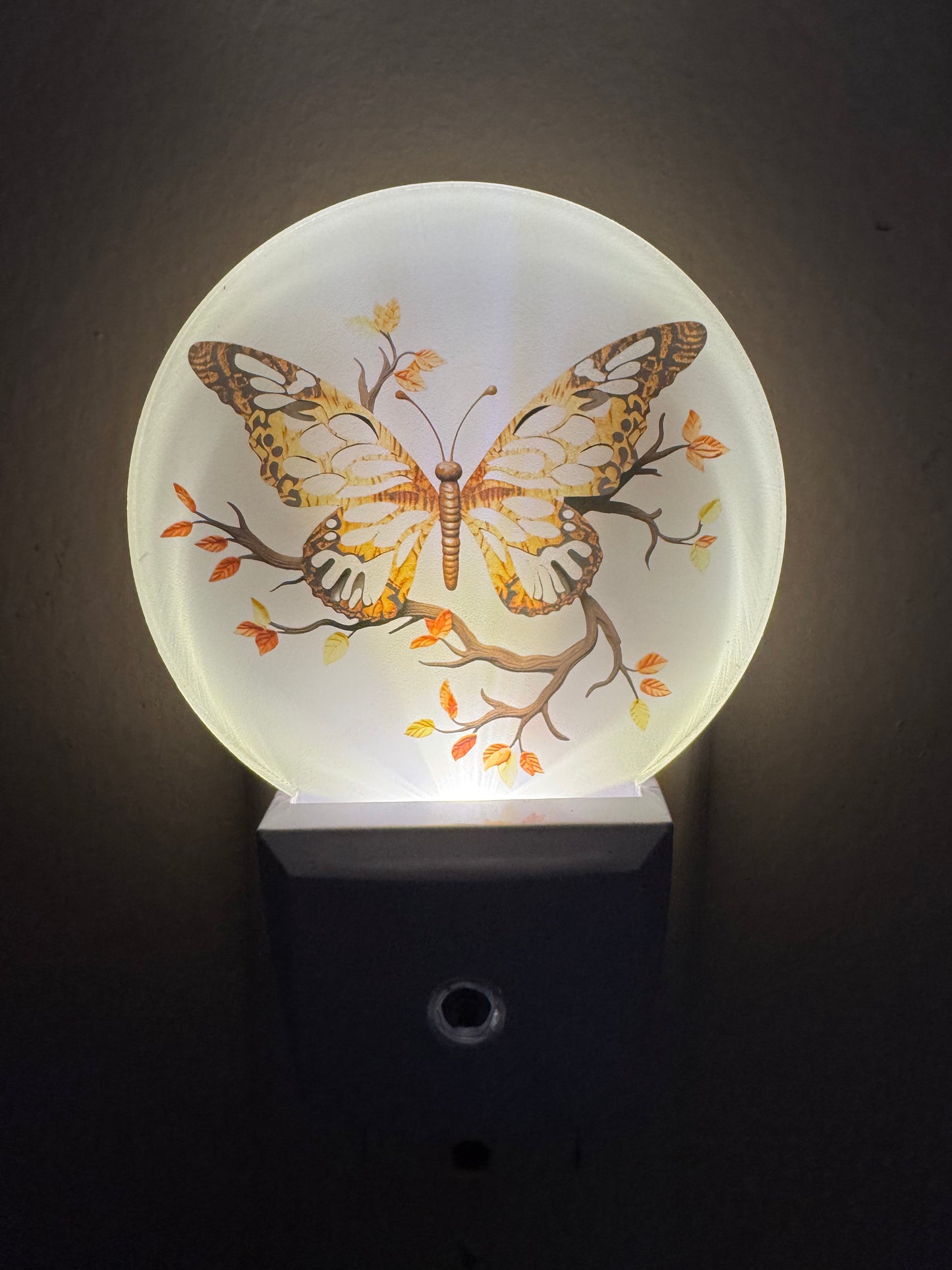 Night Light -- UV Printed -- Butterfly