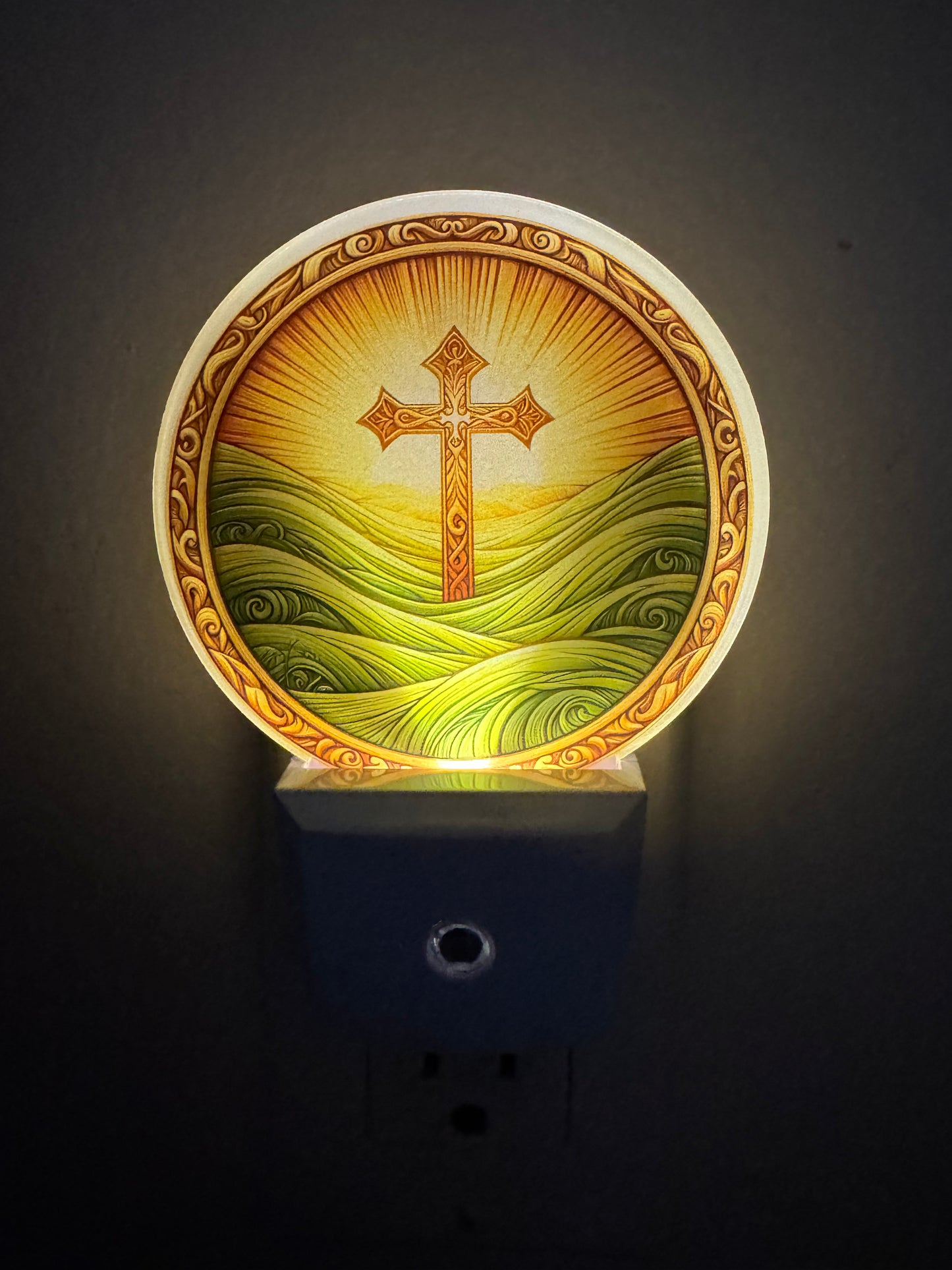 Night Light -- UV Printed -- Cross