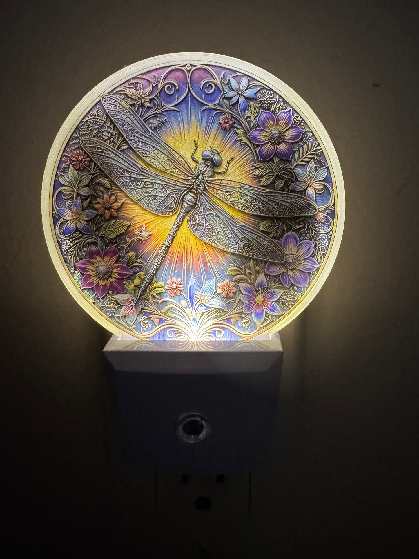 Night Light -- UV Printed -- Dragonfly
