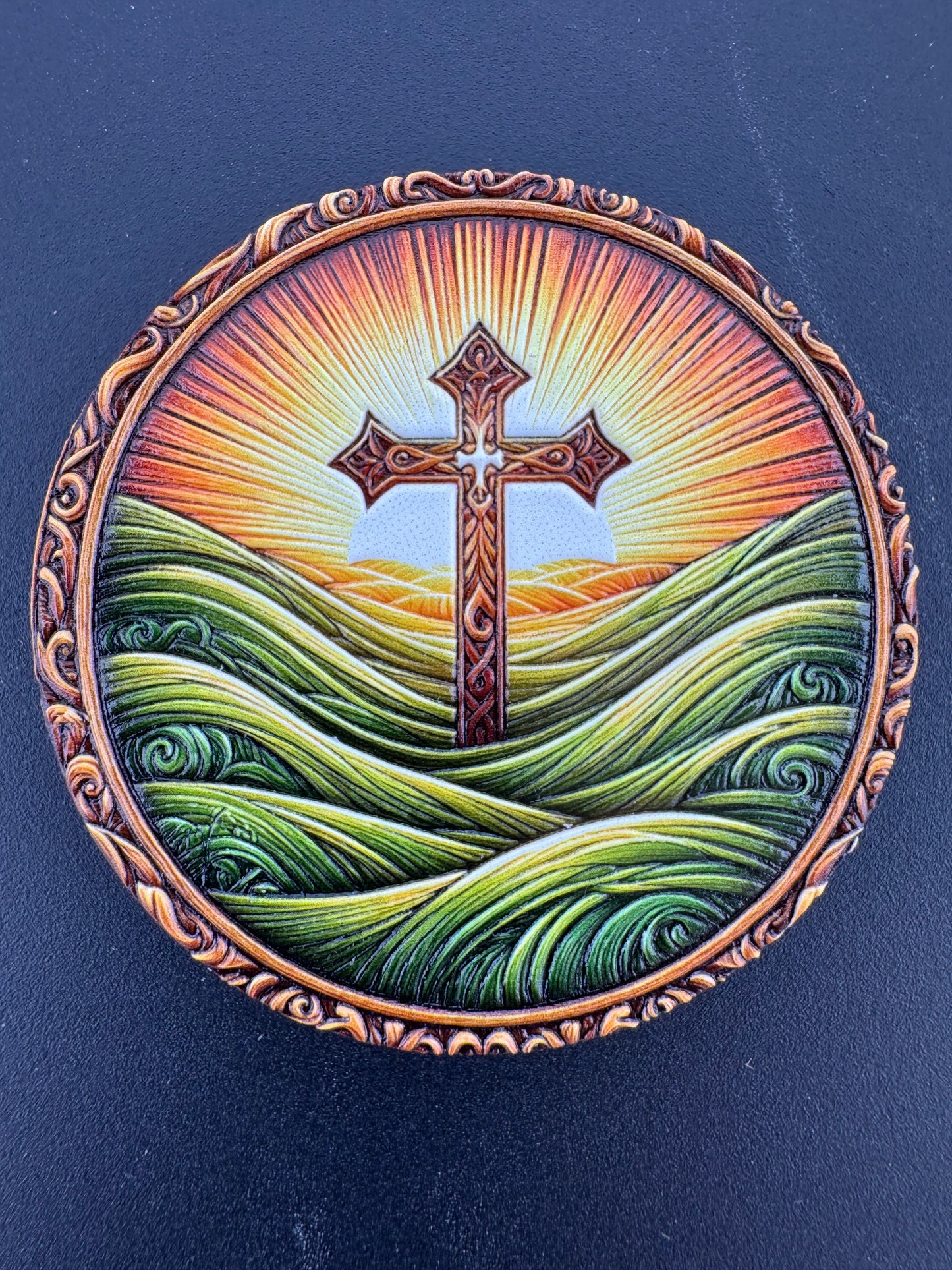 Magnet -- UV Printed -- Cross