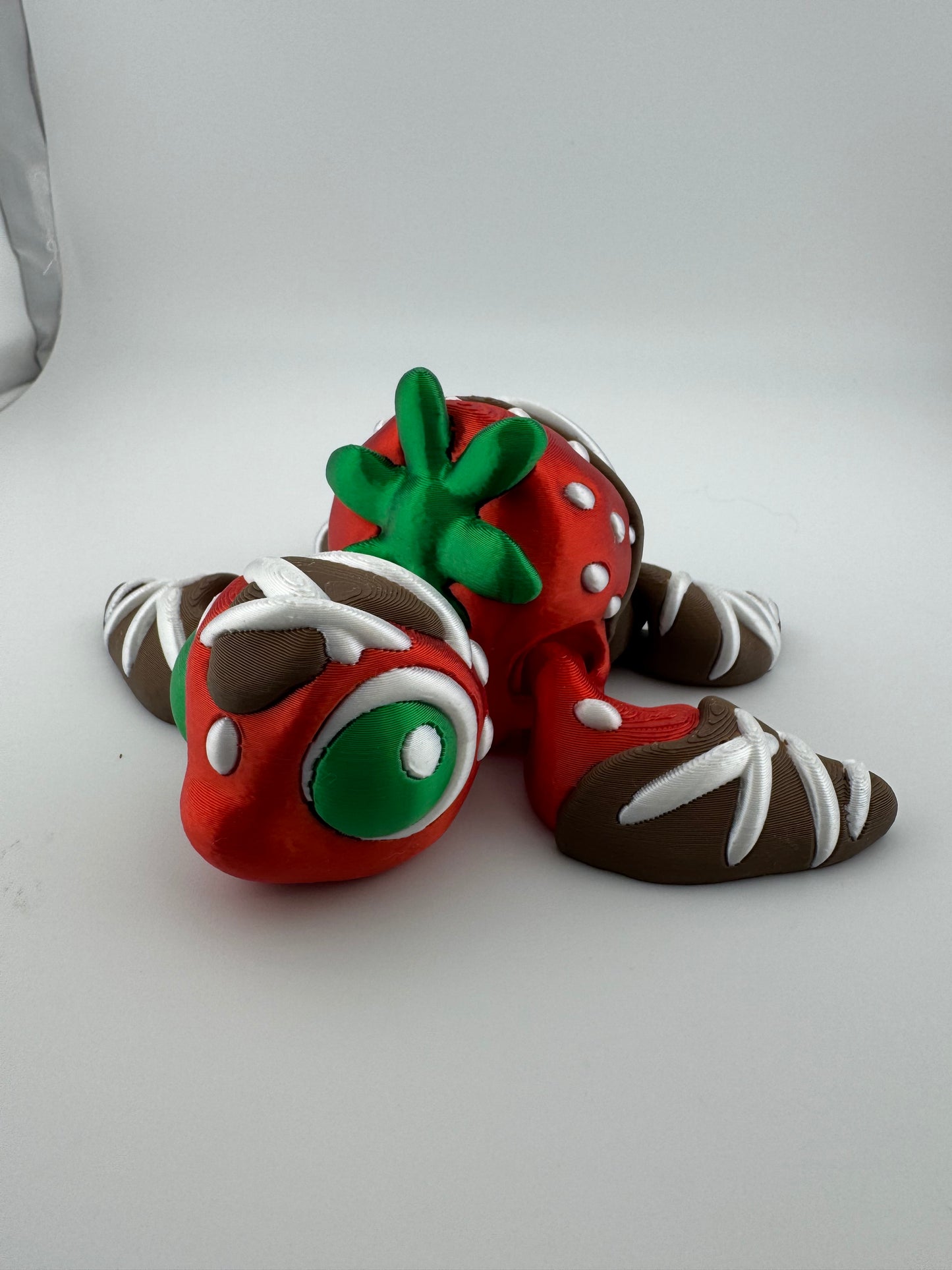 Reptile -- 3D Printed -- Chocolate Strawberry Turtle