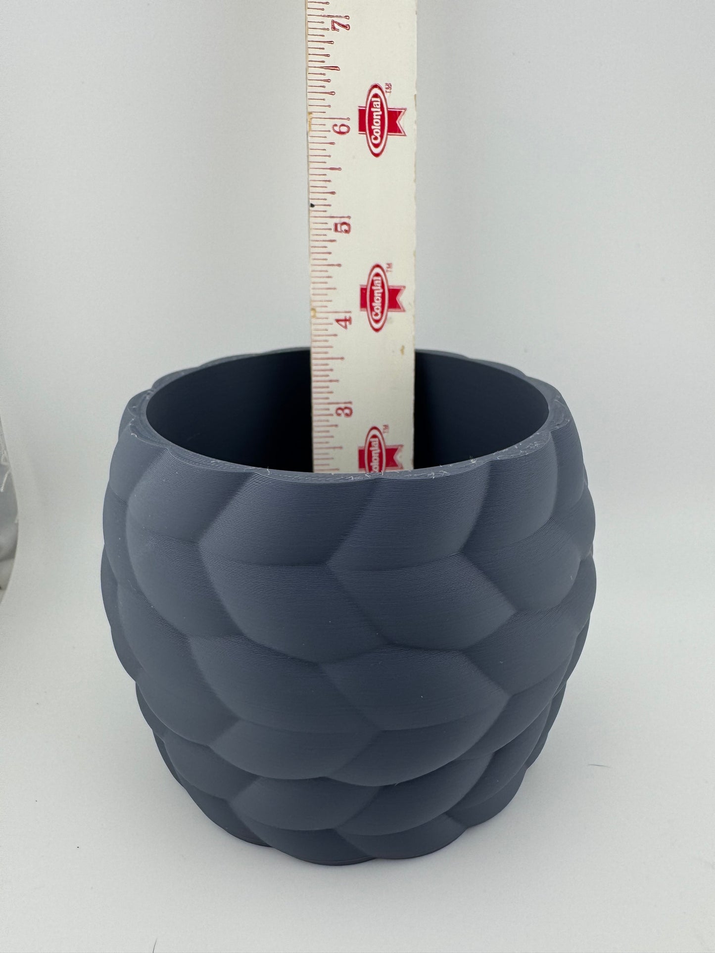 Flower Pot -- 3D Printed -- Woven Planter