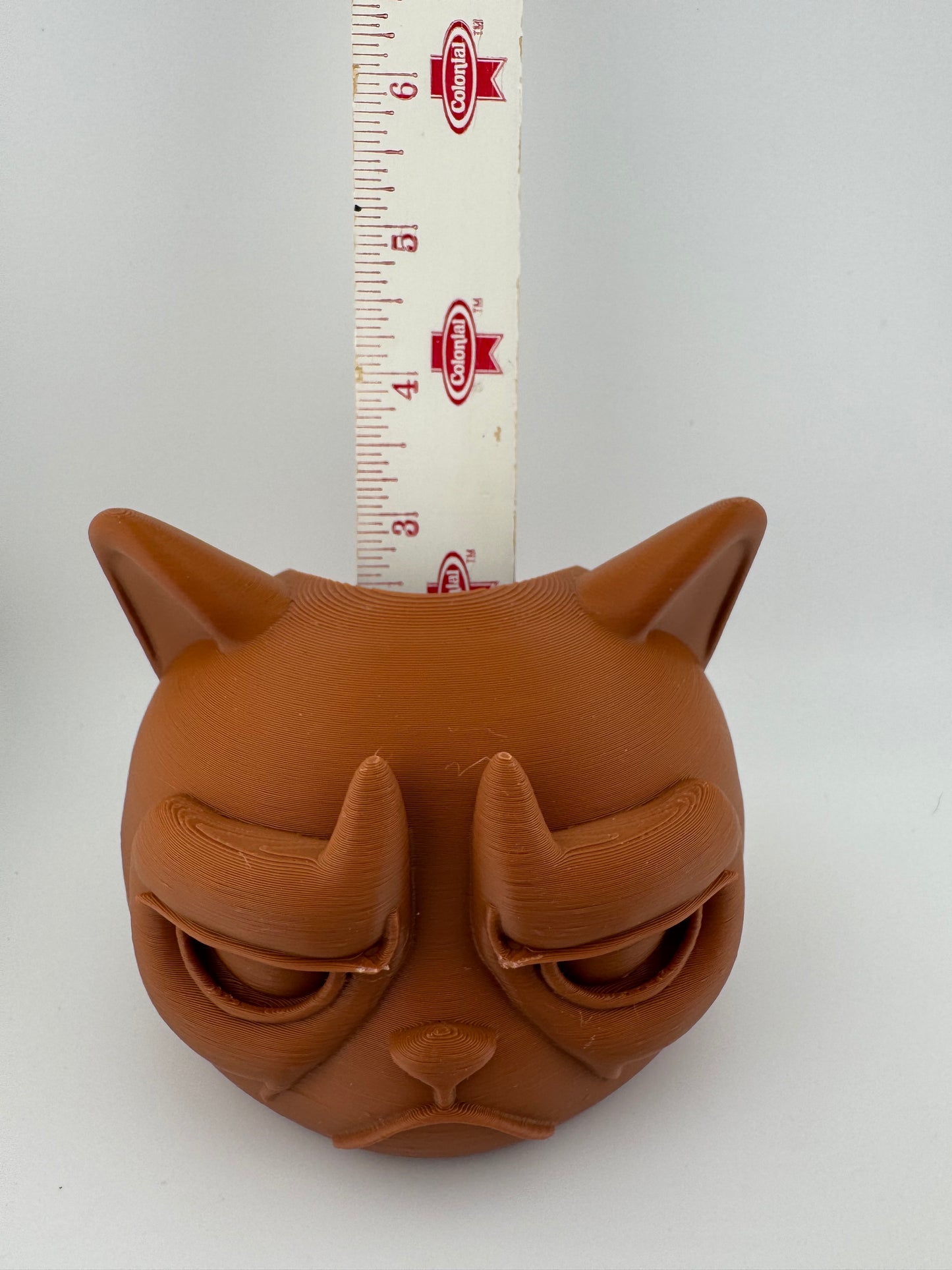 Flower Pot -- 3D Printed -- Grumpy Cat