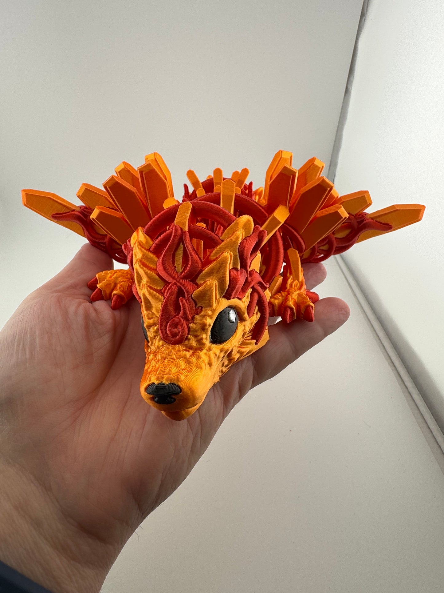 Dragon -- 3D Printed -- Baby Solar Dragon