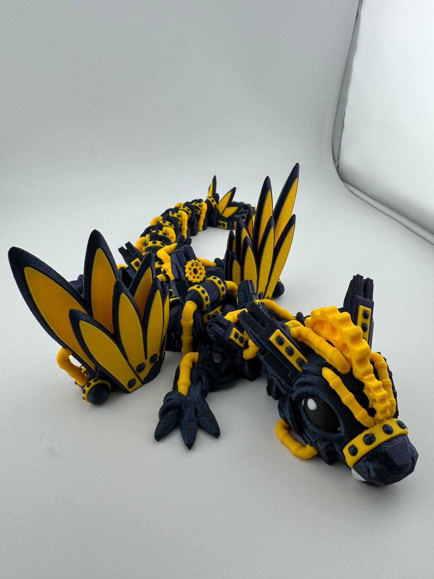 Dragon -- 3D Printed -- Steampunk With Wings