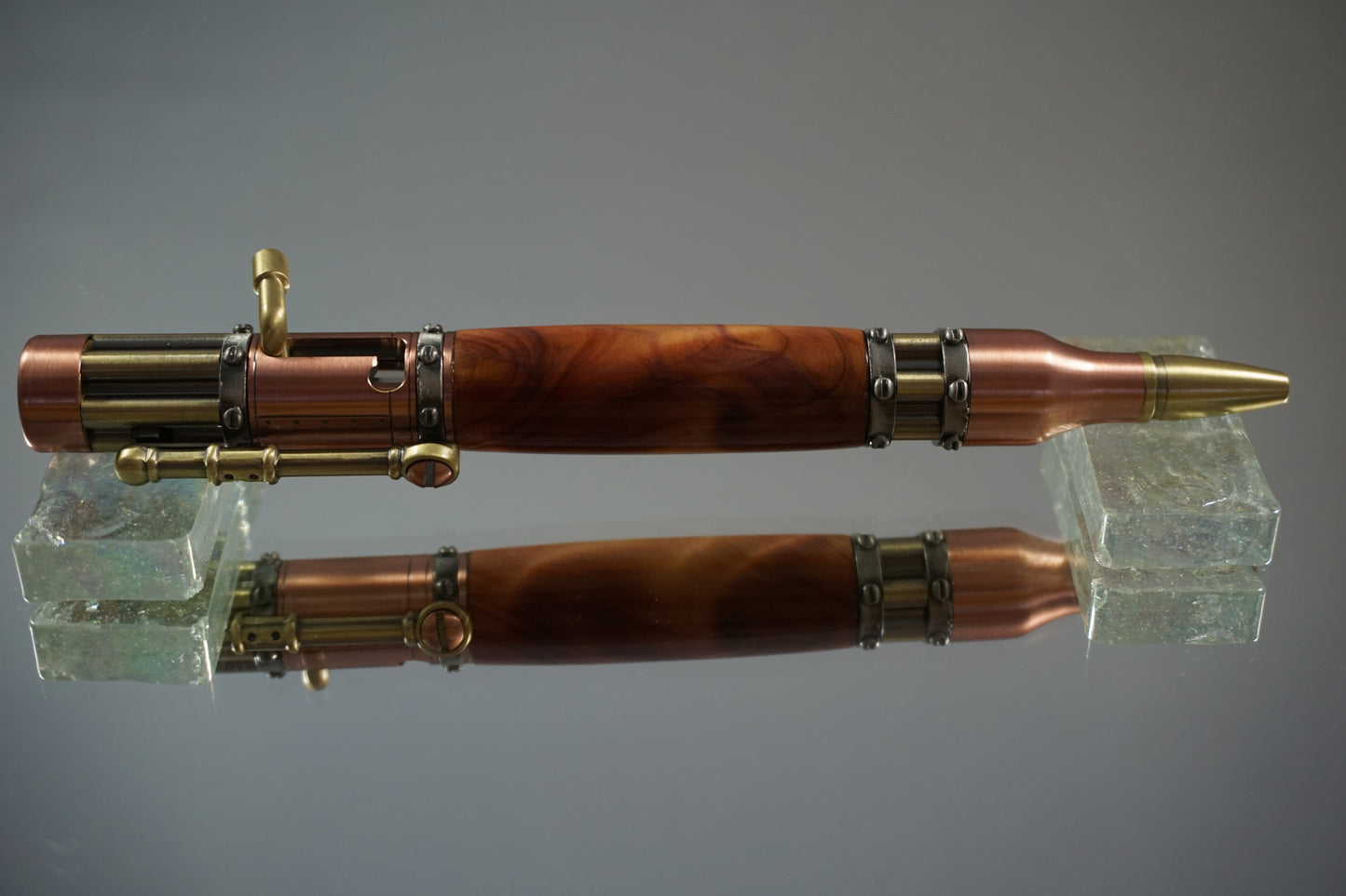 Steampunk Twist Ballpoint Pen -- Juniper