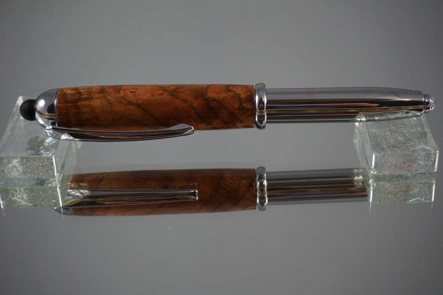 Dugas Tri Function Ballpoint Pen - Plum Burl