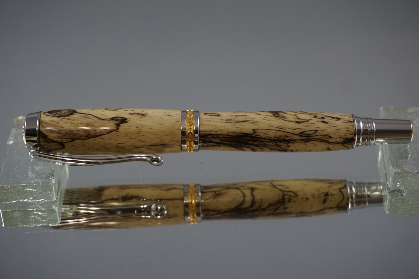 Junior Statesman II Rollerball Pen - Spalted Tamarind