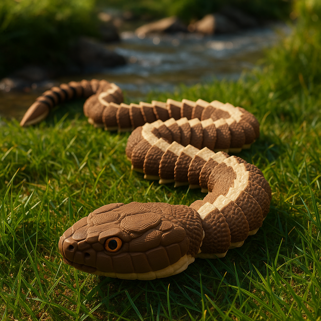 Reptile -- 3D Printed -- Garter Snake