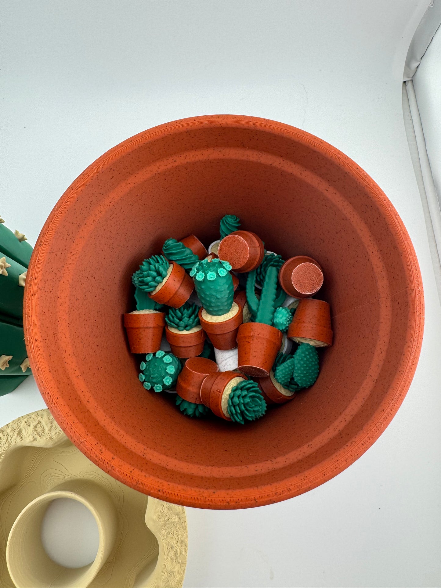 Chess Set -- 3D Printed -- CactiChess And Checkers