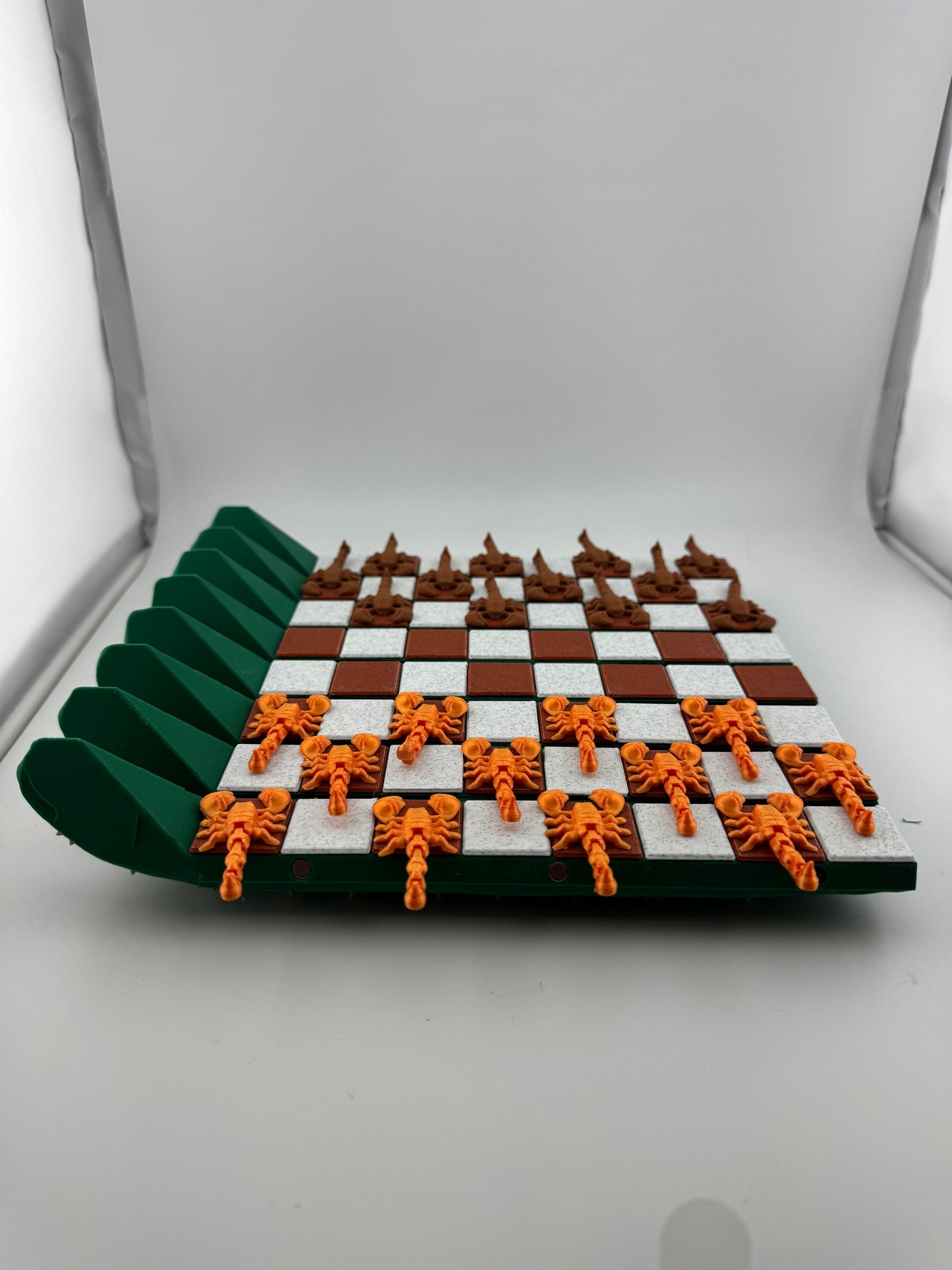 Chess Set -- 3D Printed -- CactiChess And Checkers