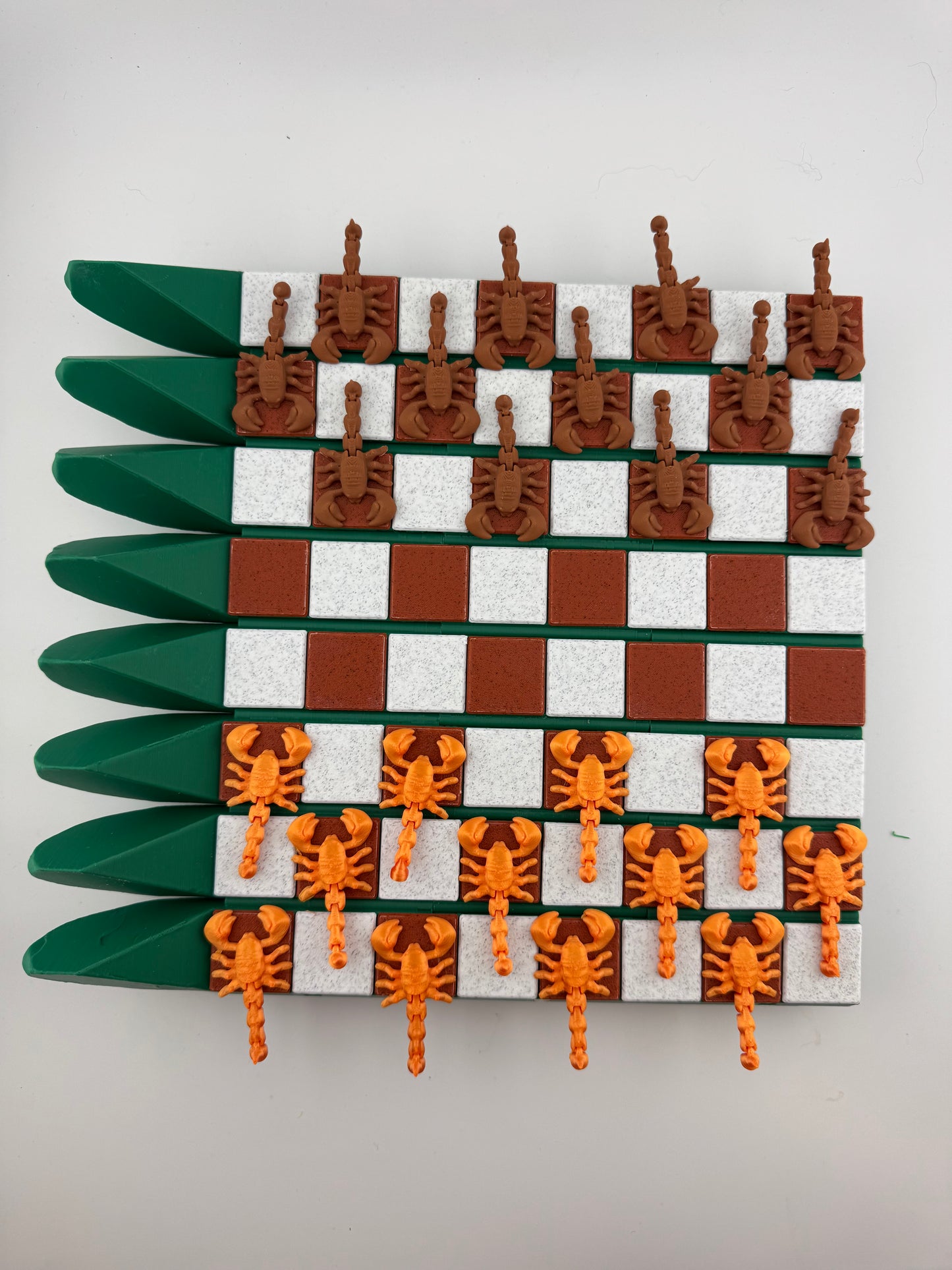 Chess Set -- 3D Printed -- CactiChess And Checkers