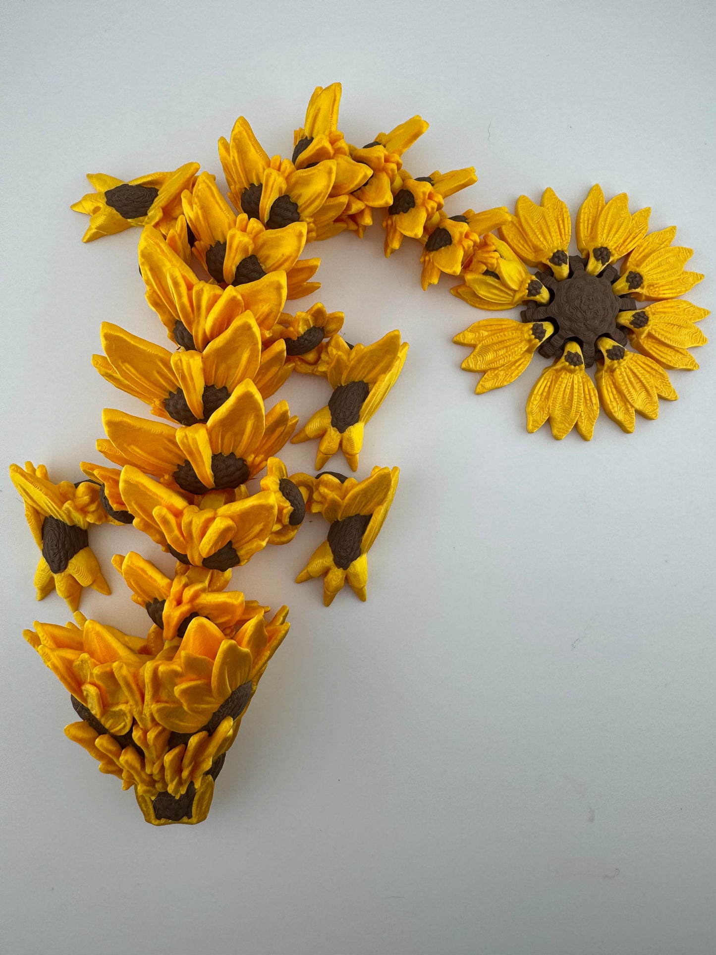 Dragon -- 3D Printed -- Sunflower Dragon