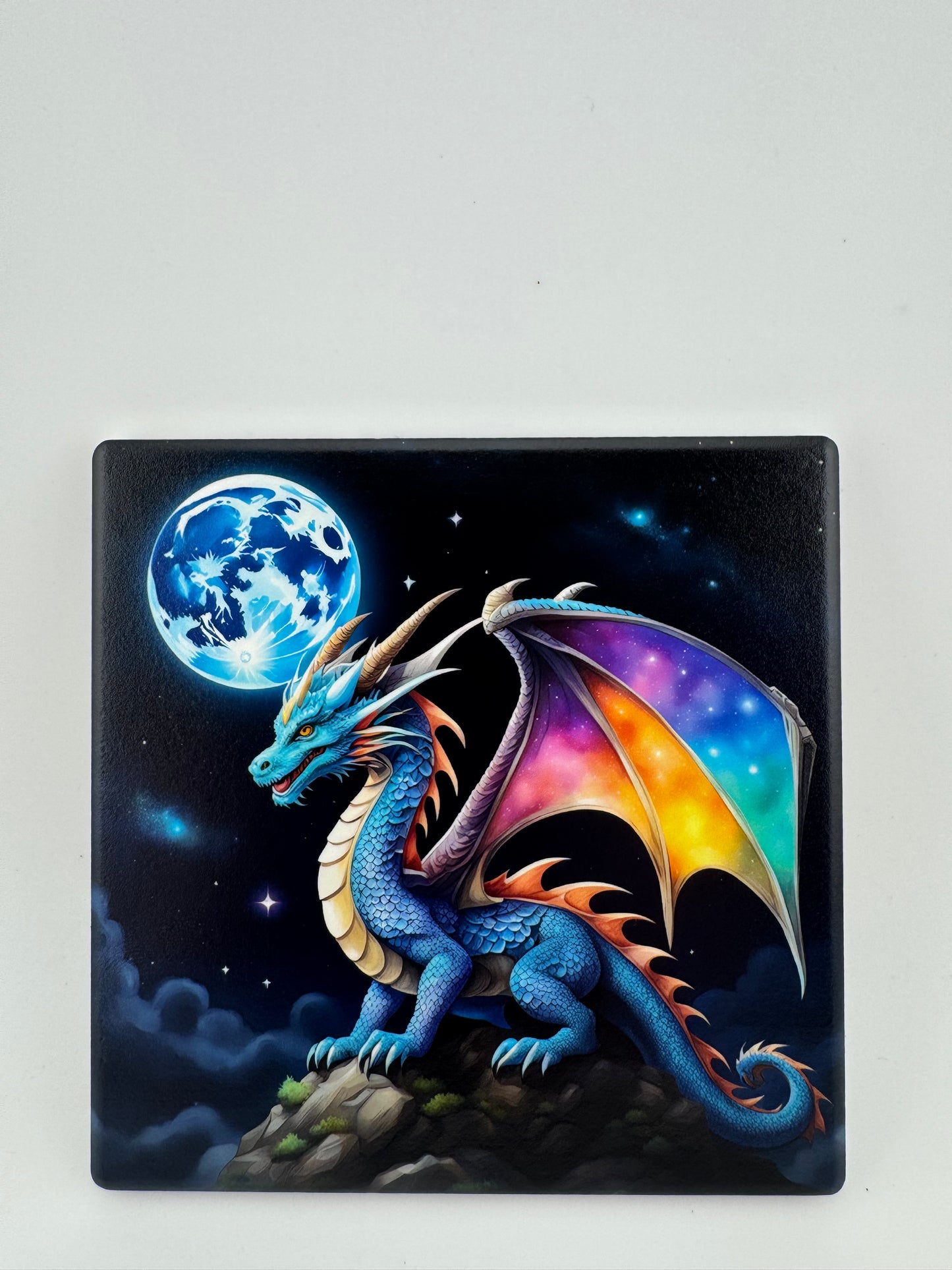Coaster -- UV Printed -- Square -- Dragons (Set of 4)