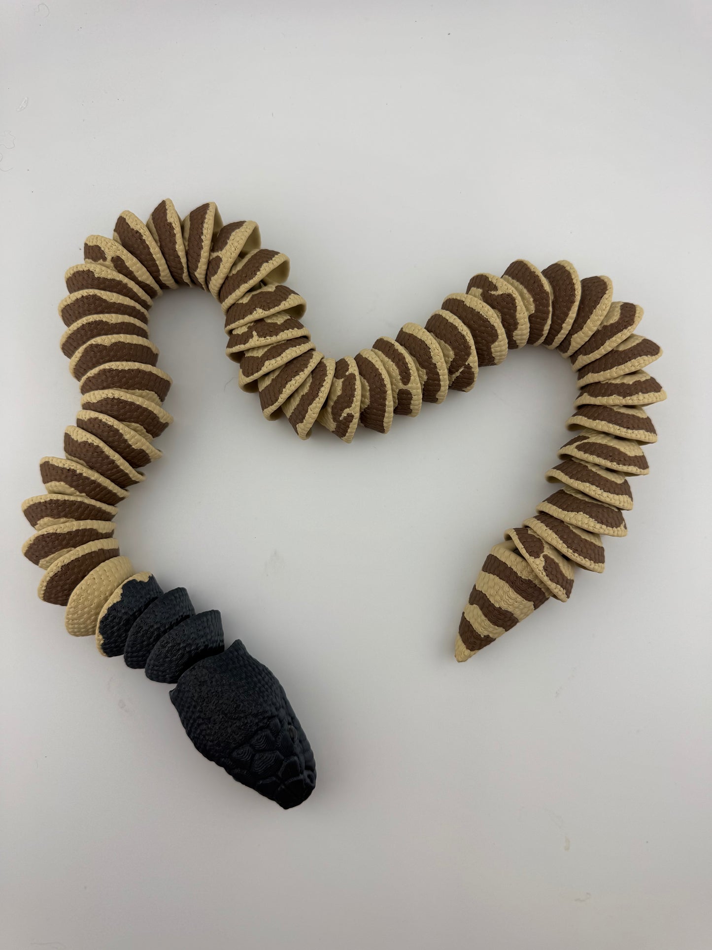 Reptile -- 3D Printed -- Black-Headed Python