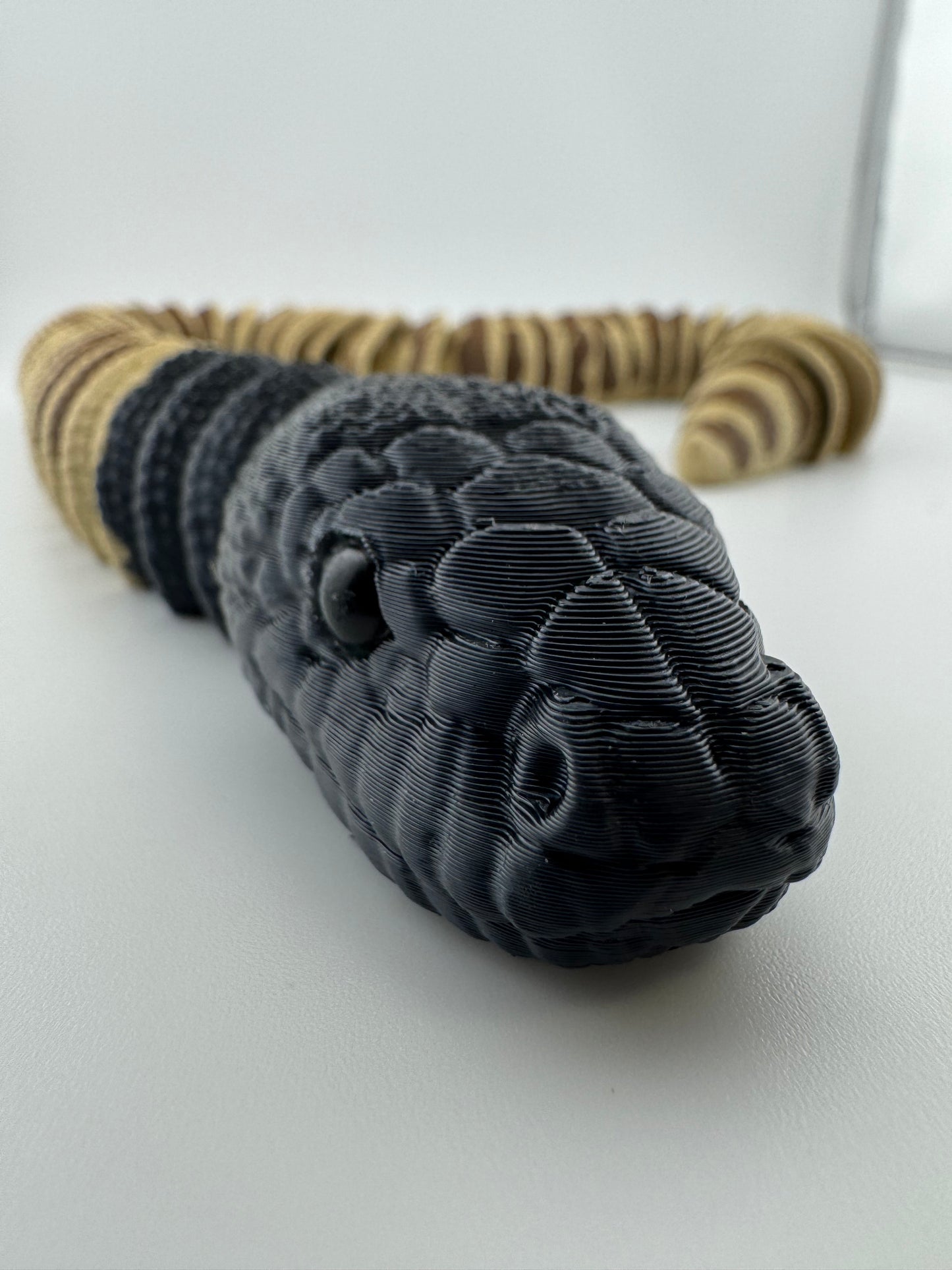 Reptile -- 3D Printed -- Black-Headed Python