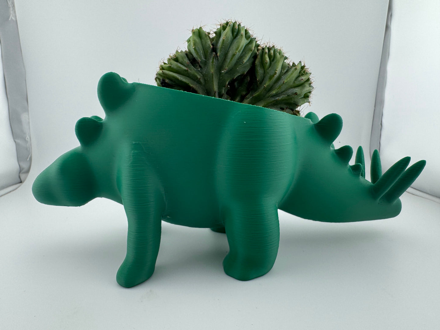 Flower Pot -- 3D Printed -- Stegasaurus
