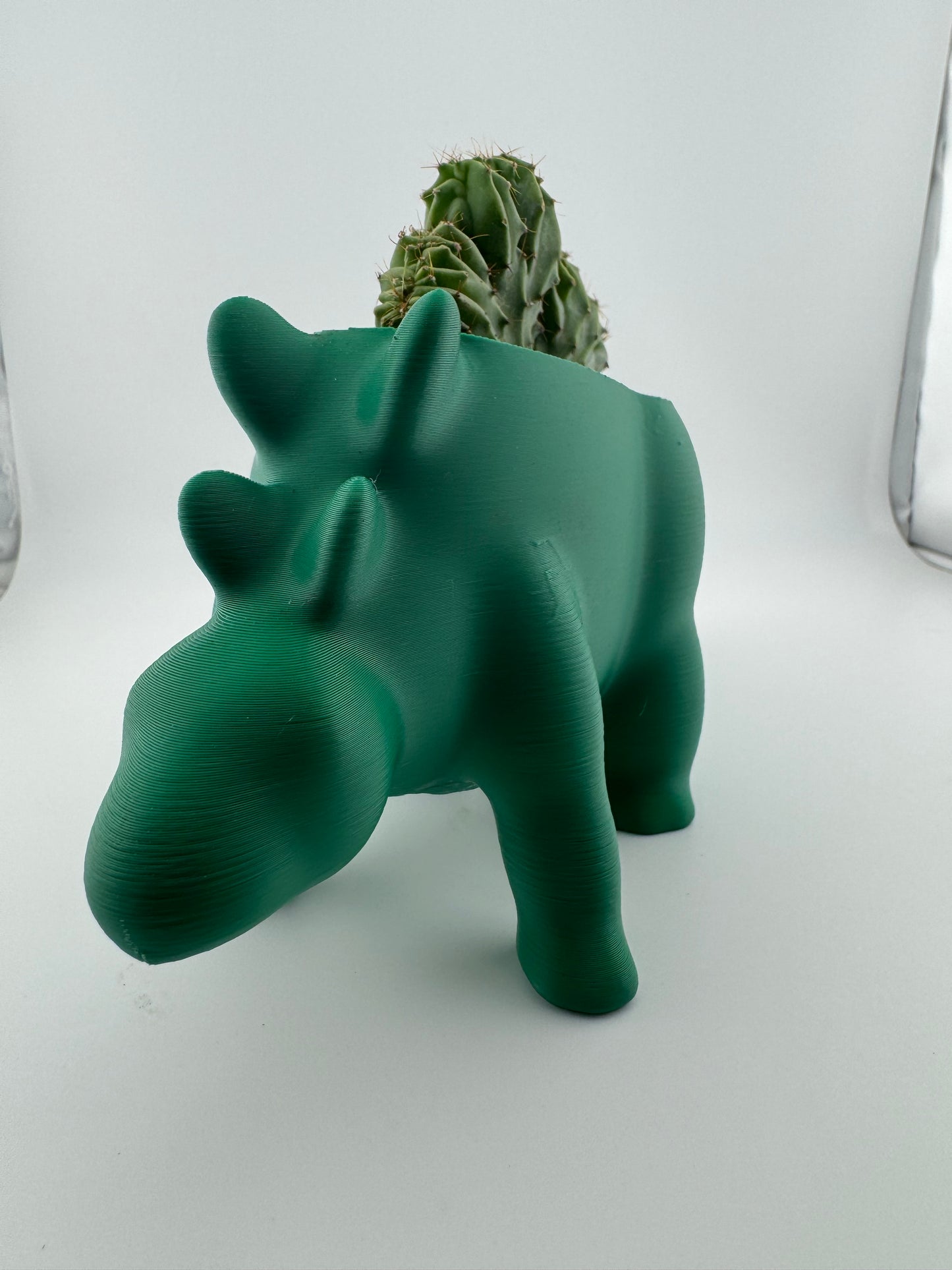 Flower Pot -- 3D Printed -- Stegasaurus