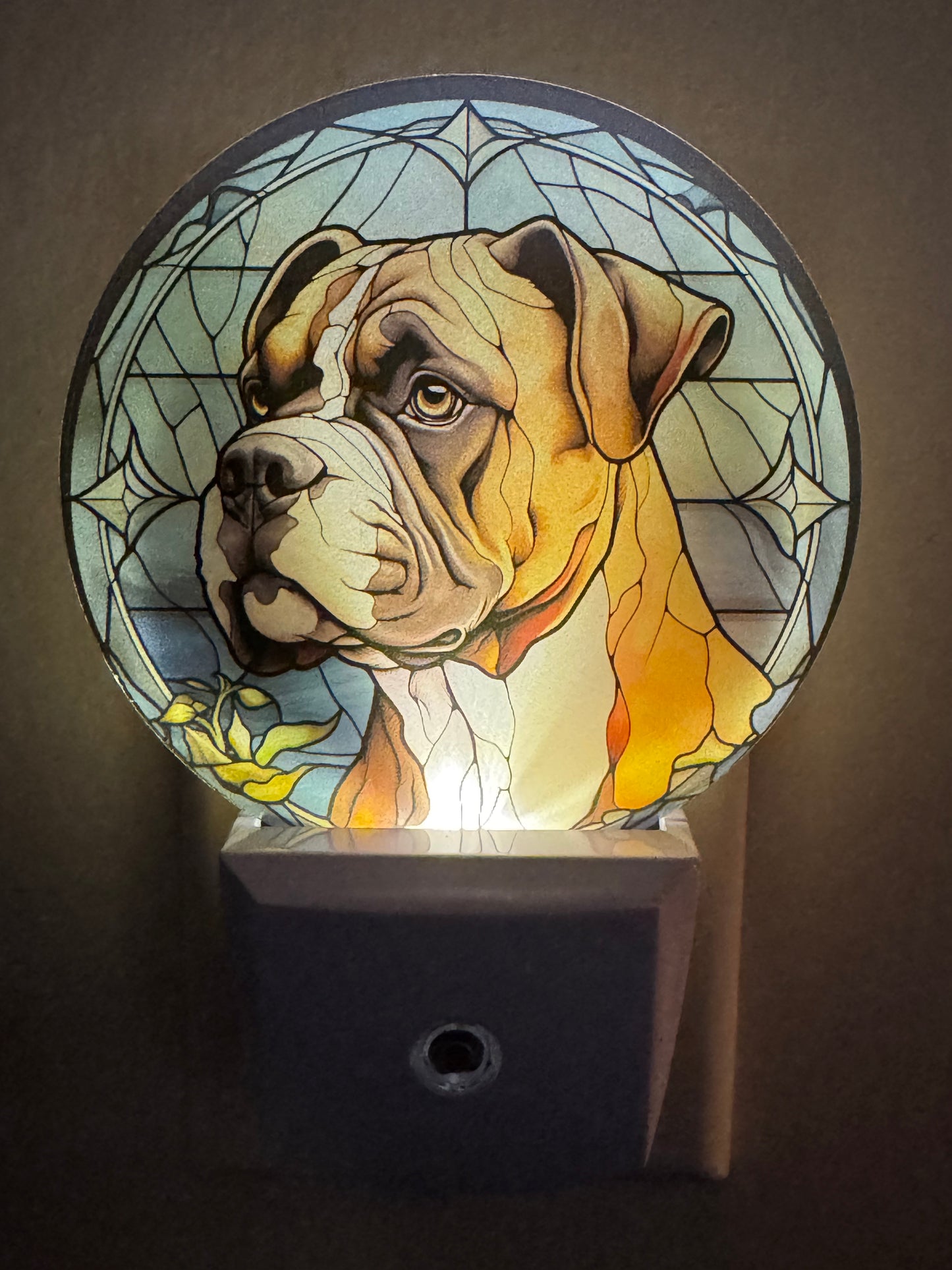 Night Light -- UV Printed -- Bulldog