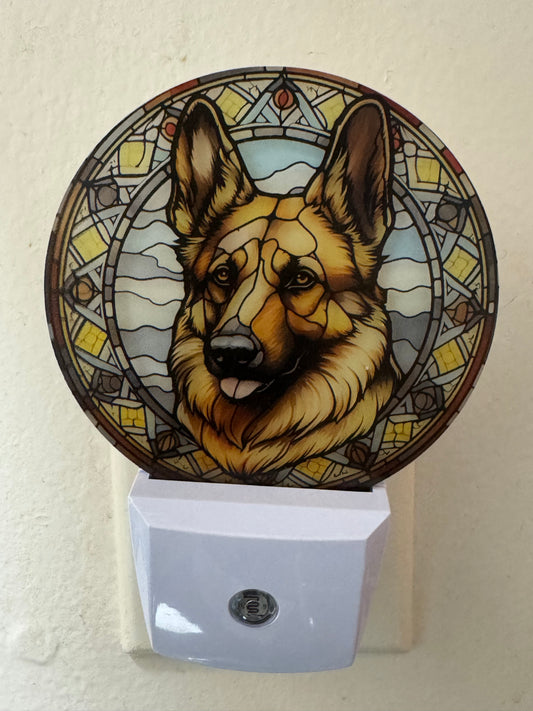 Night Light -- UV Printed -- German Shepherd Dog