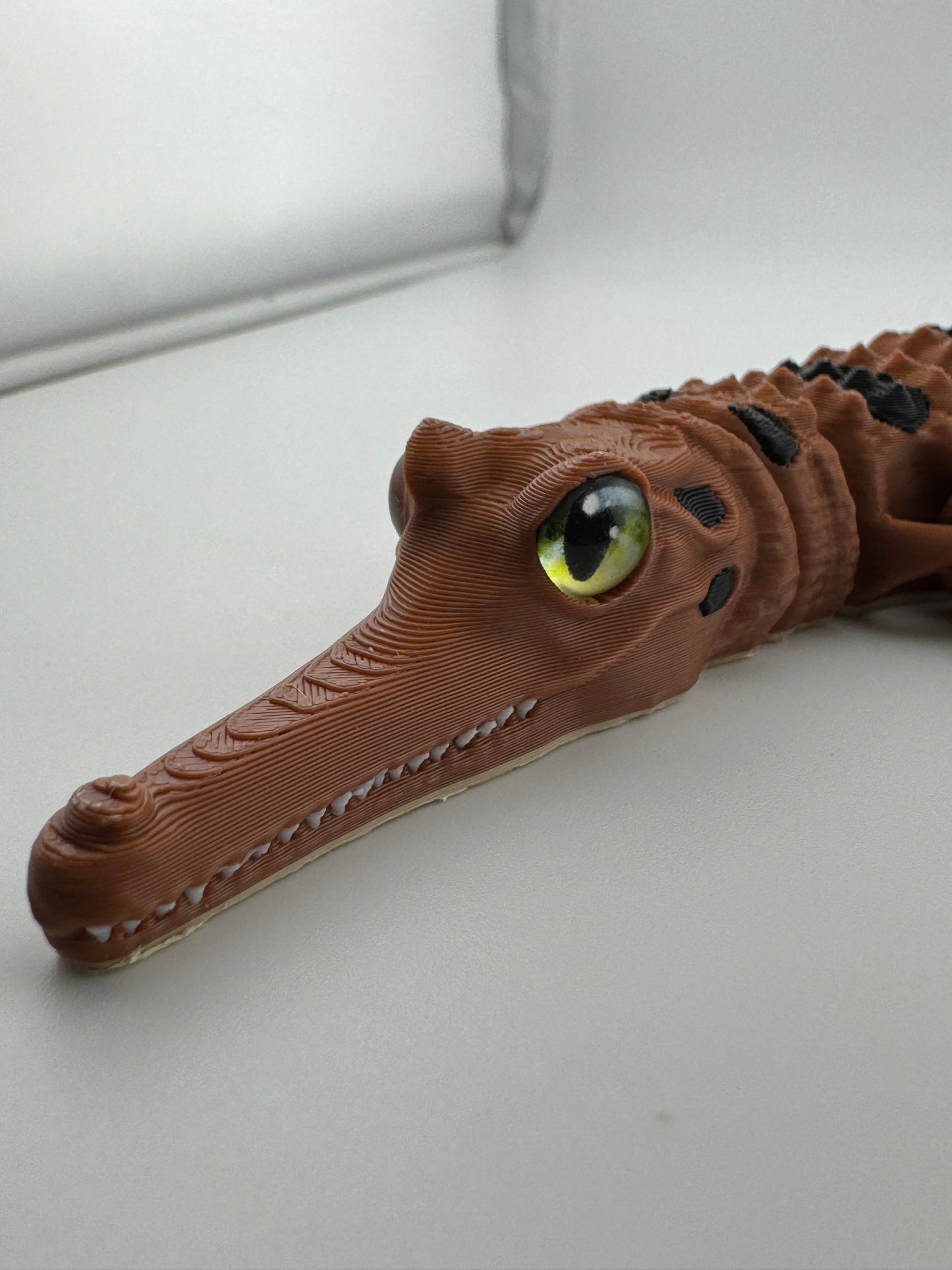 Reptile -- 3D Printed -- Gharial Crocodile