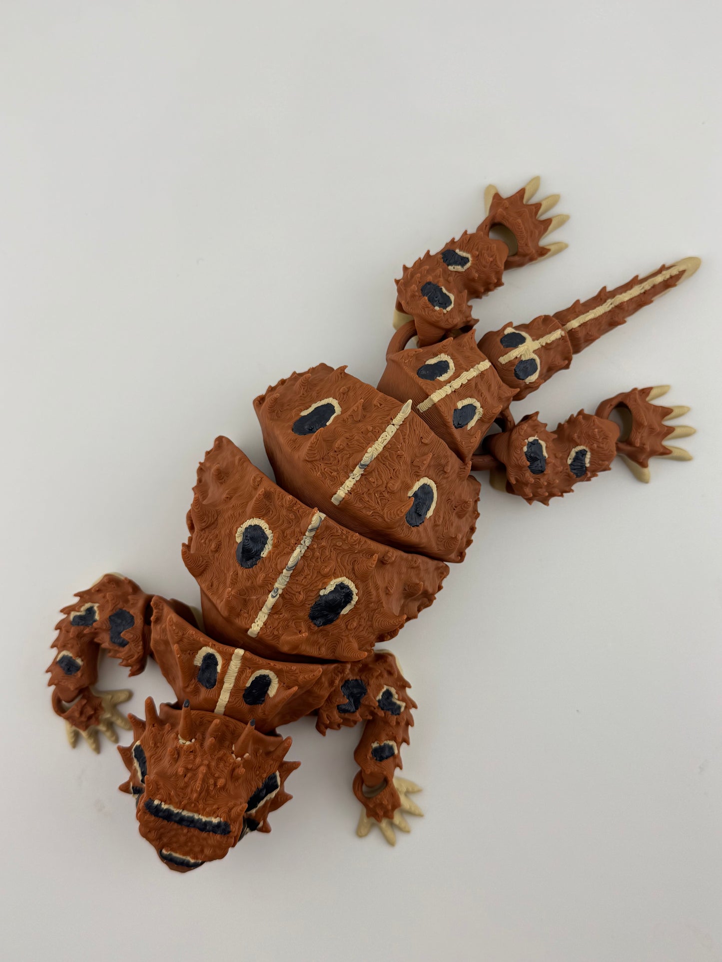 Reptile -- 3D Printed -- Horned Lizard