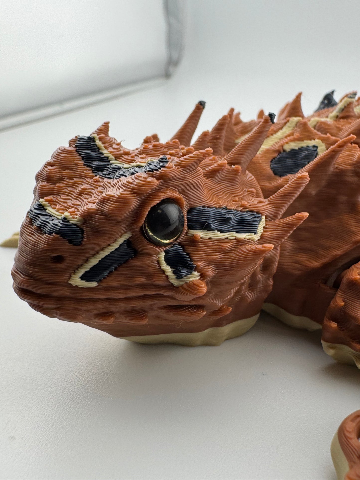 Reptile -- 3D Printed -- Horned Lizard