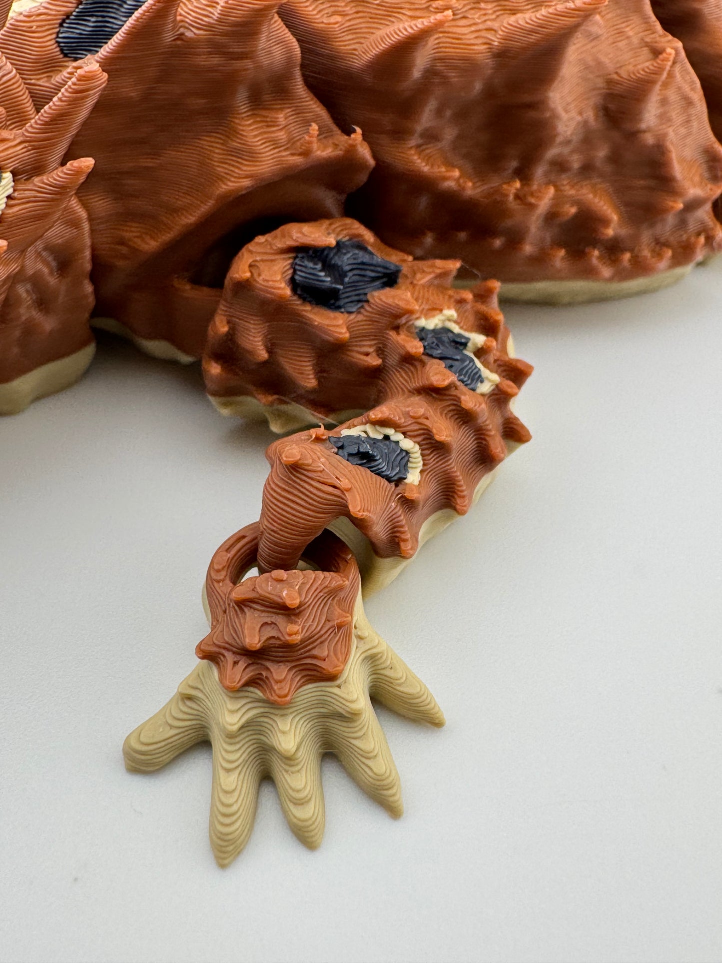 Reptile -- 3D Printed -- Horned Lizard