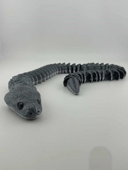 Reptile -- 3D Printed -- Xenodermus/Dragon Snake