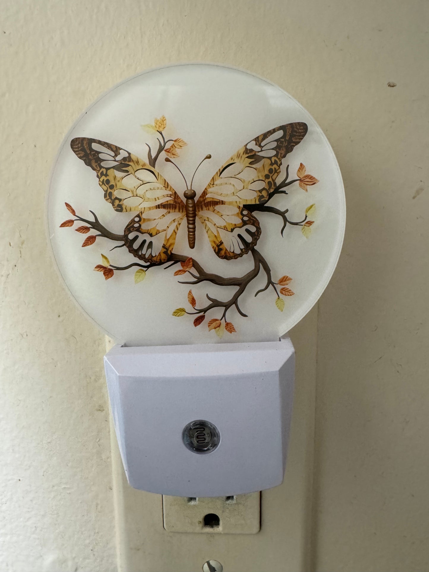 Night Light -- UV Printed -- Butterfly