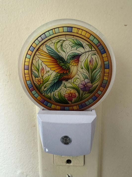 Night Light -- UV Printed -- Hummingbird