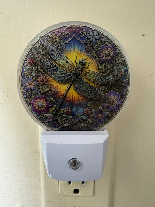 Night Light -- UV Printed -- Dragonfly