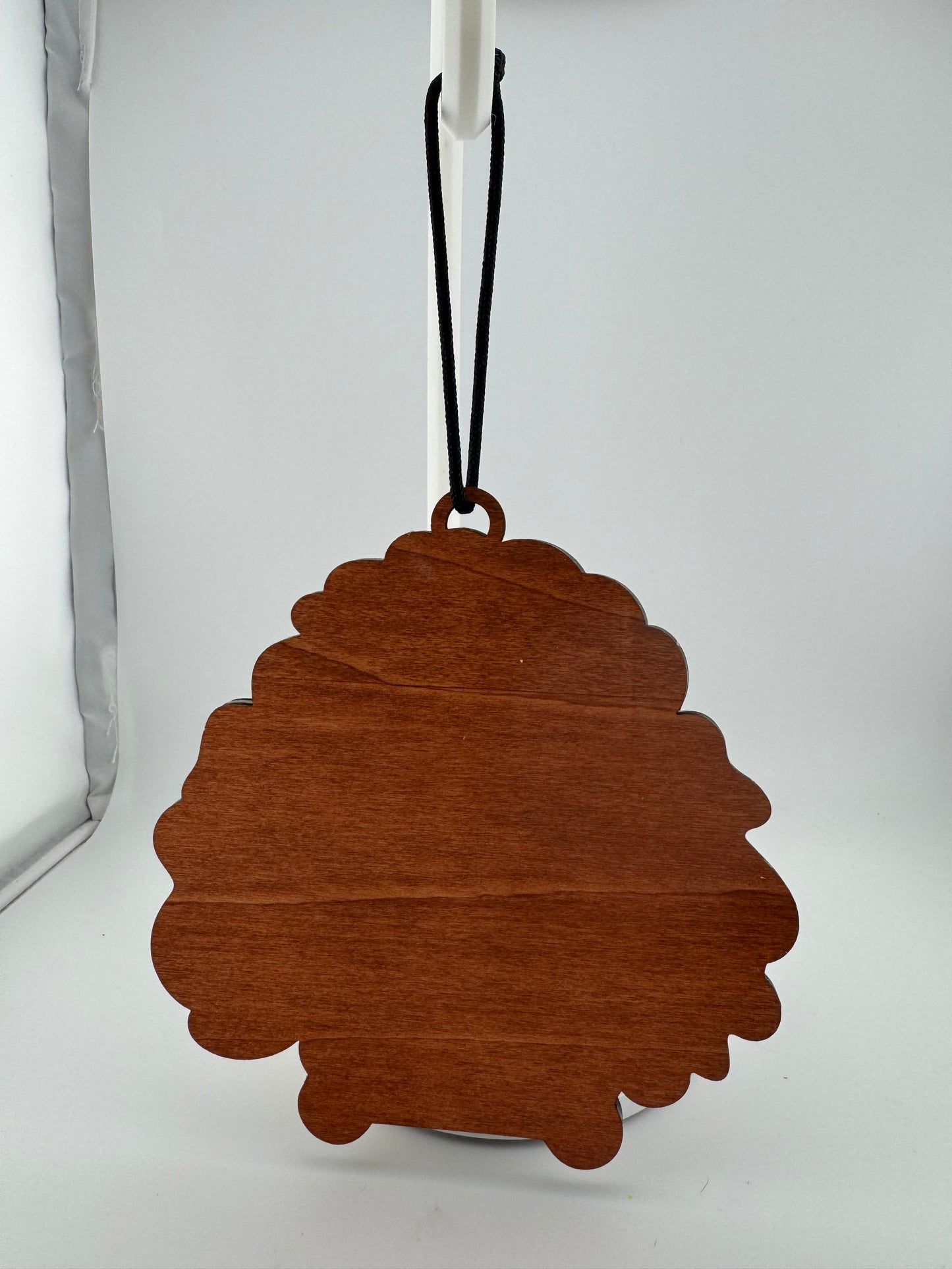 Ornament -- Laser -- Wood -- Poodle -- 3 Layer -- Personalized