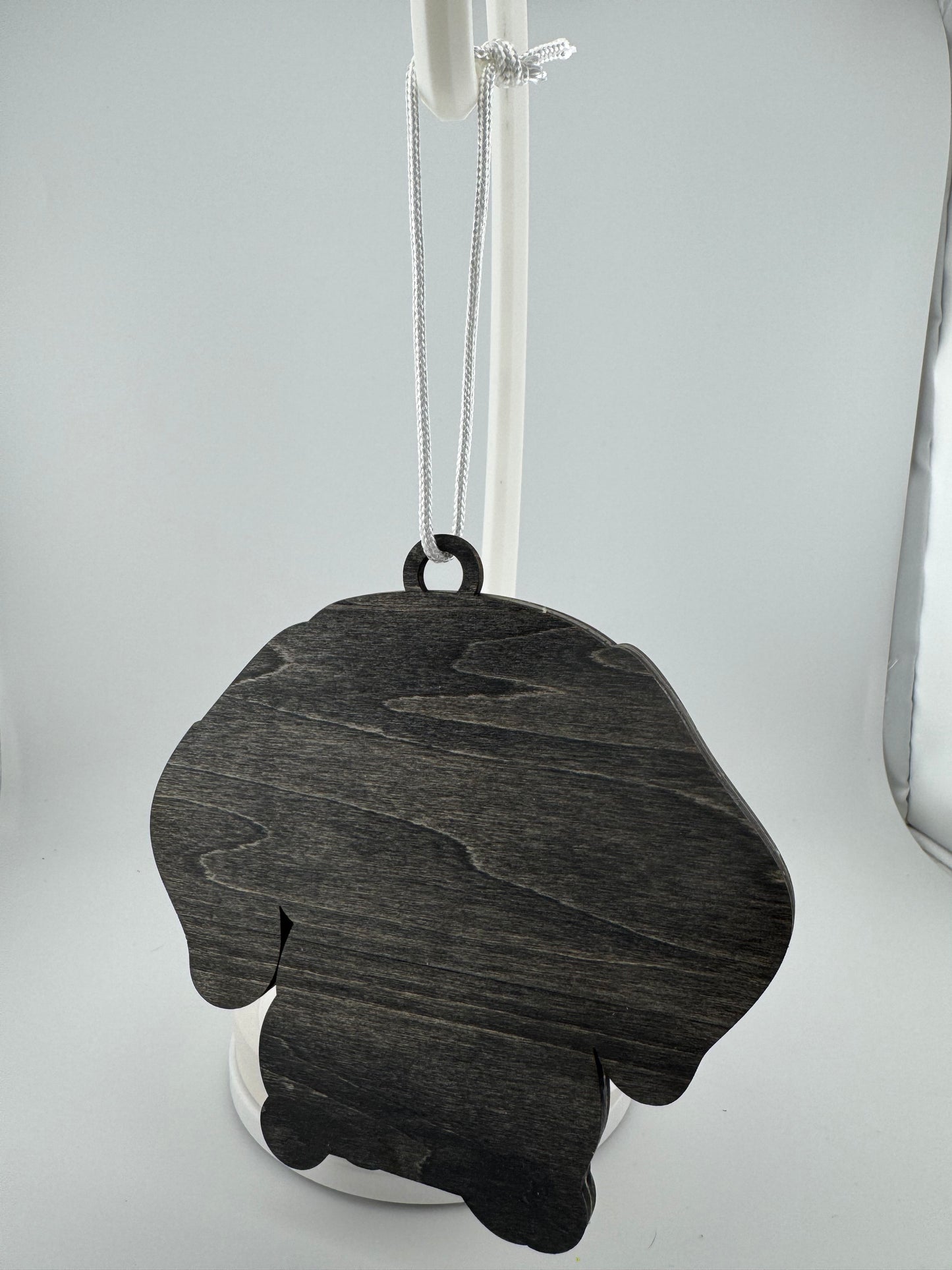 Ornament -- Laser -- Wood -- Beagle -- 3 Layer -- Personalized