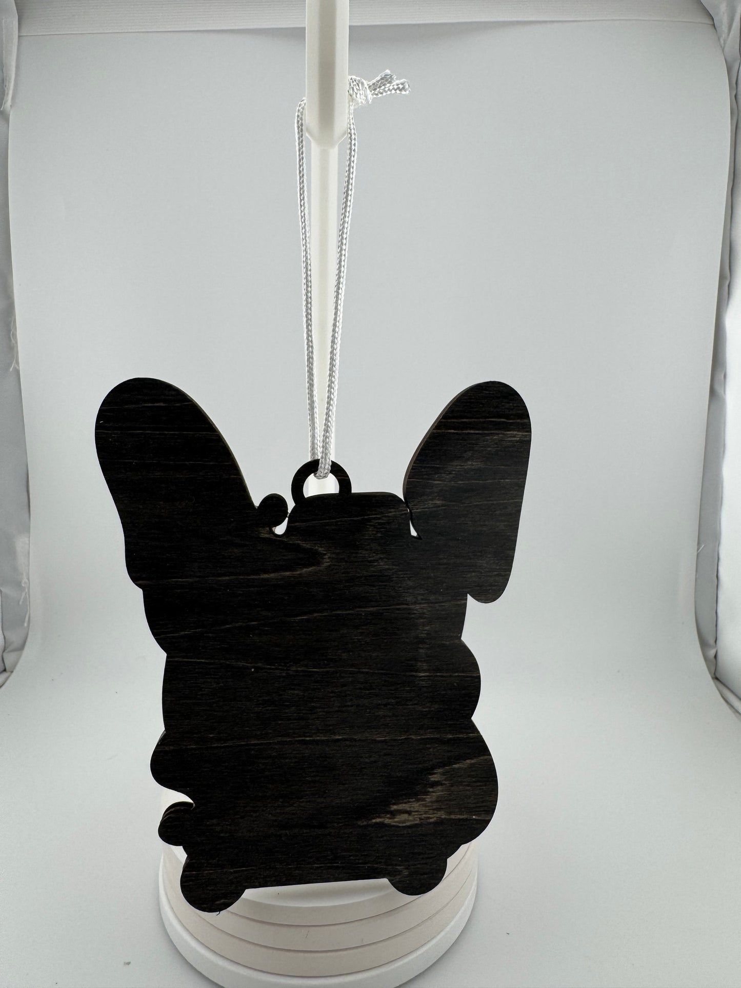 Ornament -- Laser -- Wood -- French Bulldog -- 3 Layer -- Personalized