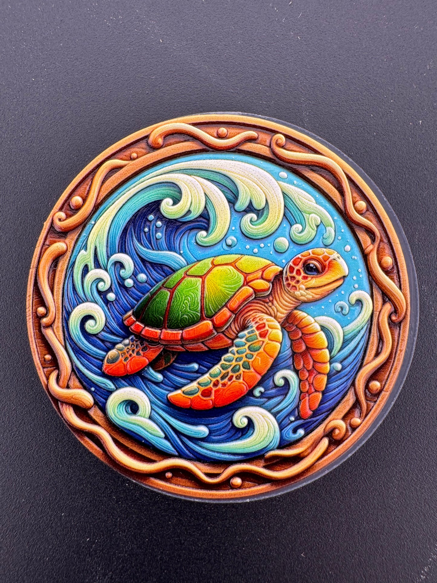 Magnet -- UV Printed -- Sea Turtle