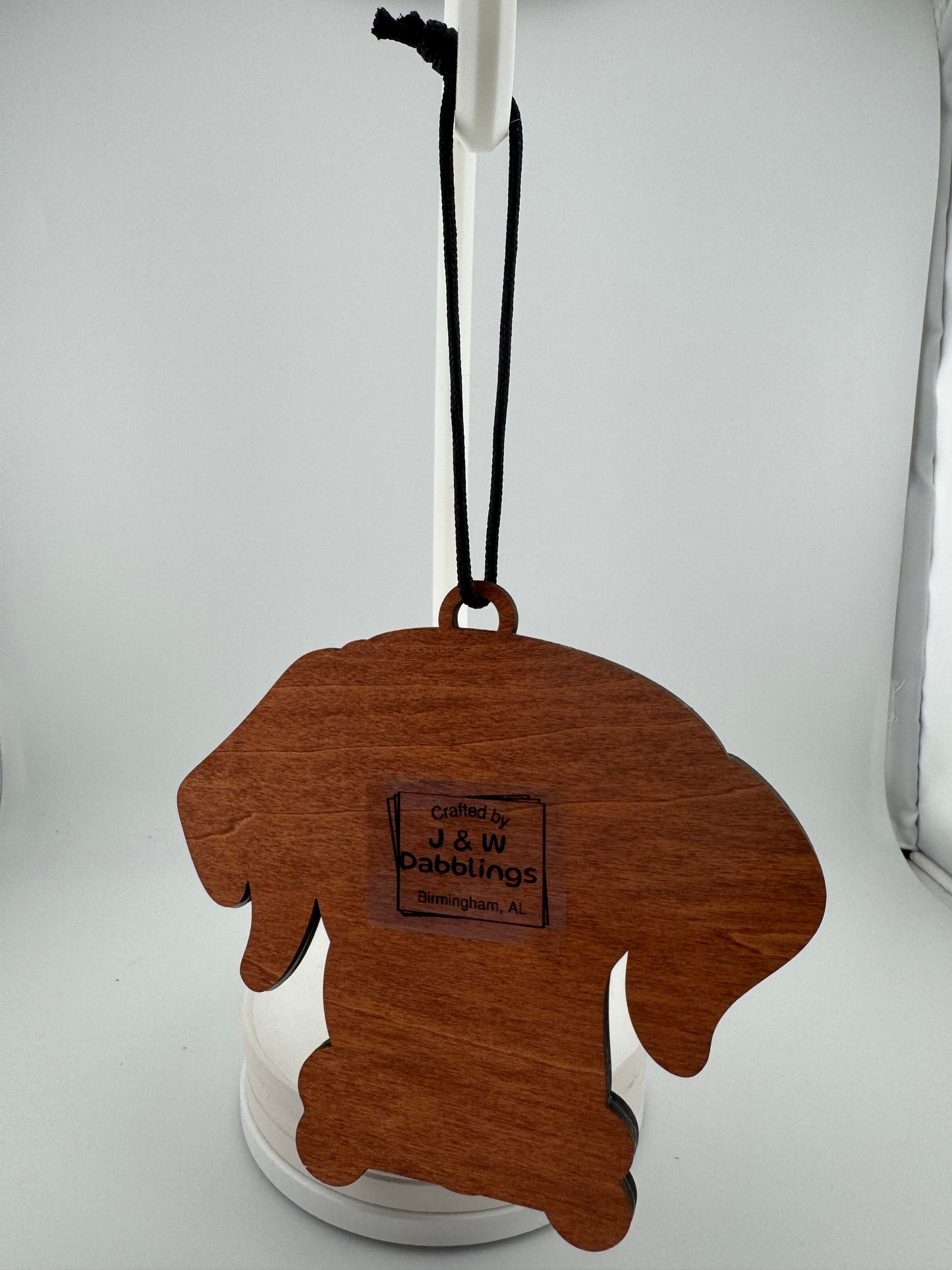 Ornament -- Laser -- Wood -- German Shorthaired Pointer -- 3 Layer -- Personalized