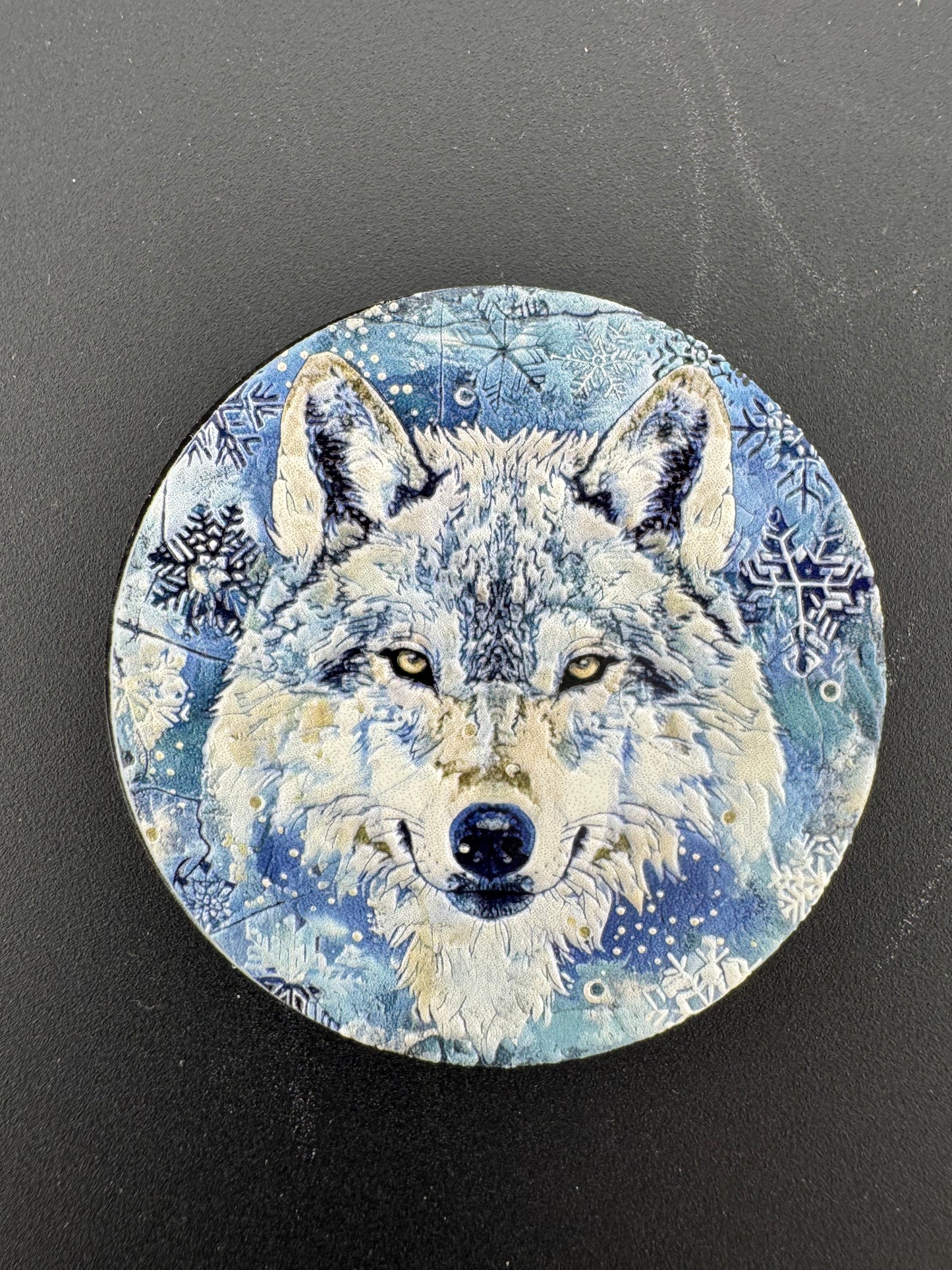 Magnet -- UV Printed -- Wolf