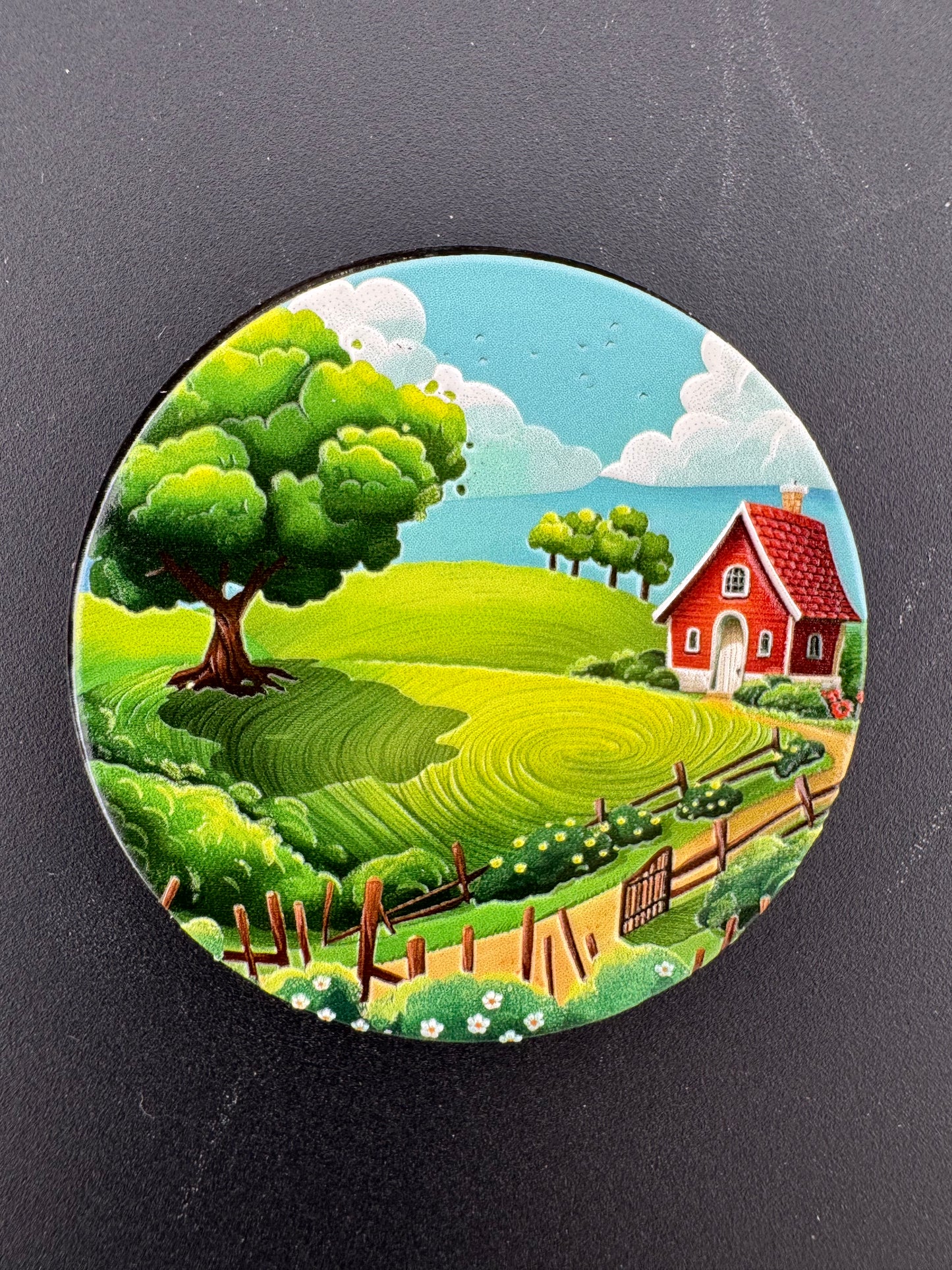 Magnet -- UV Printed -- Red Barn