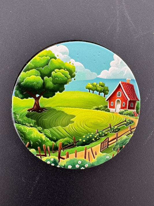 Magnet -- UV Printed -- Red Barn