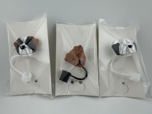 Straw Topper -- 3D Printed -- Dog Breeds