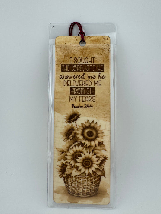 Bookmark -- Laser -- Bible Verse