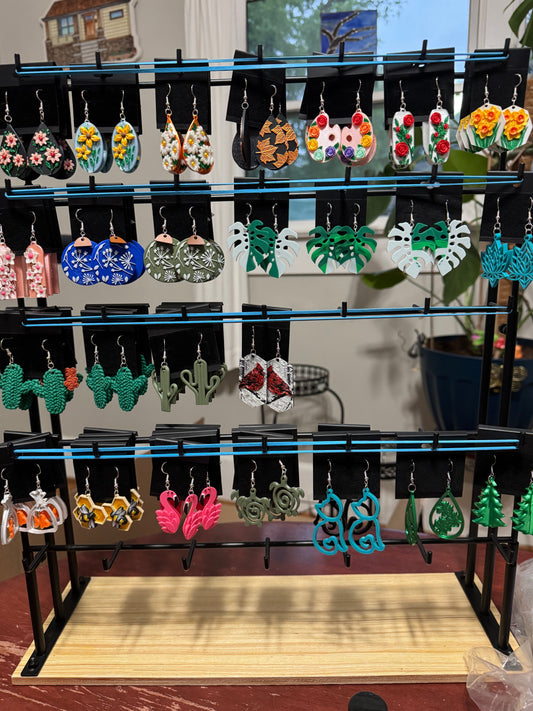 Earring -- Laser/UV/3D -- Unlimited Variety